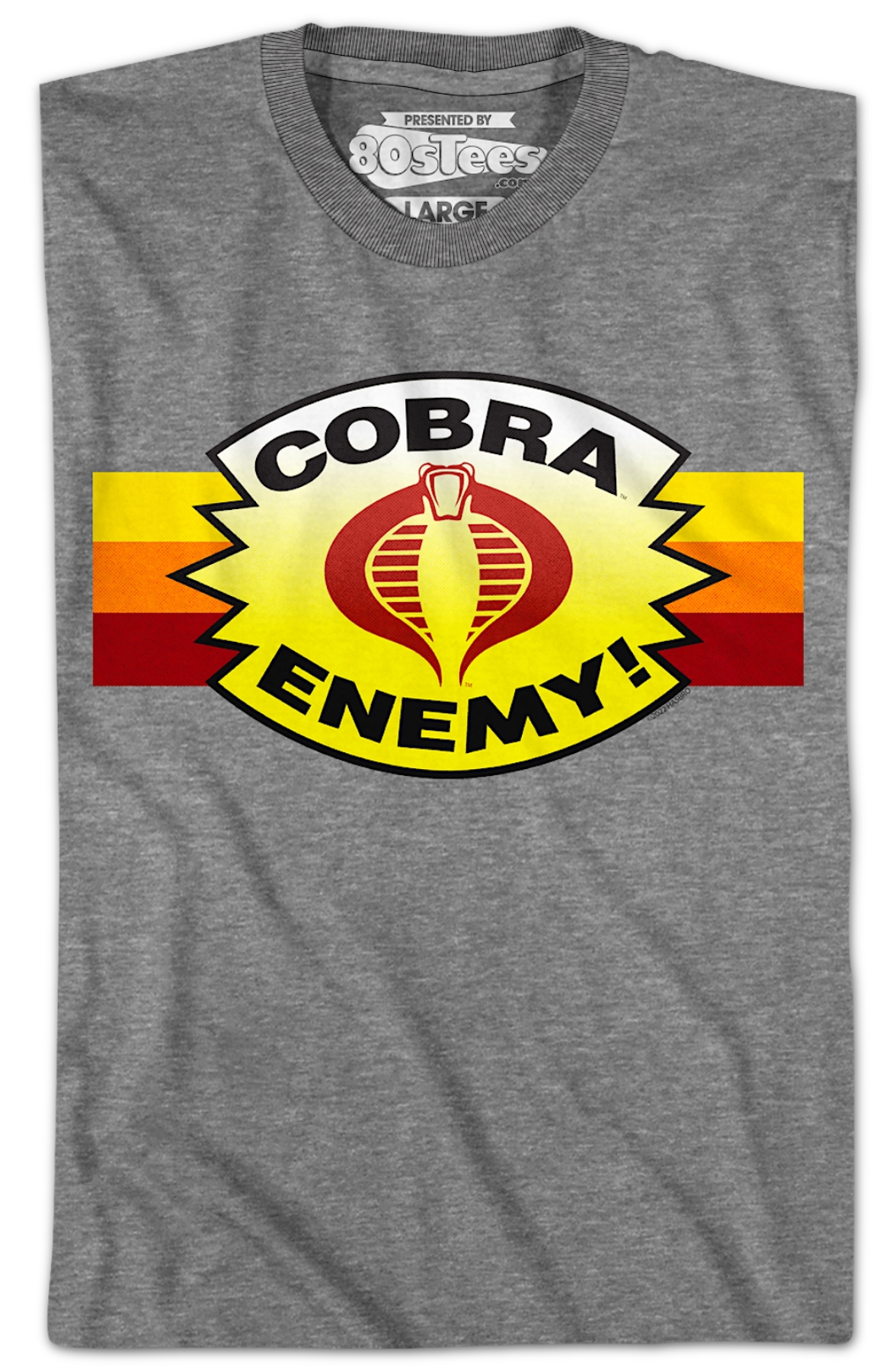 Cobra Enemy Stripes GI Joe T-Shirt product image 2