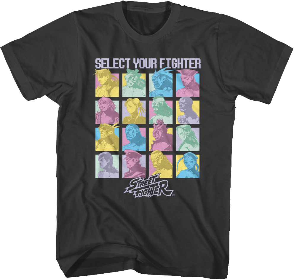 Colorful Selection Street Fighter T-Shirt product image 1
