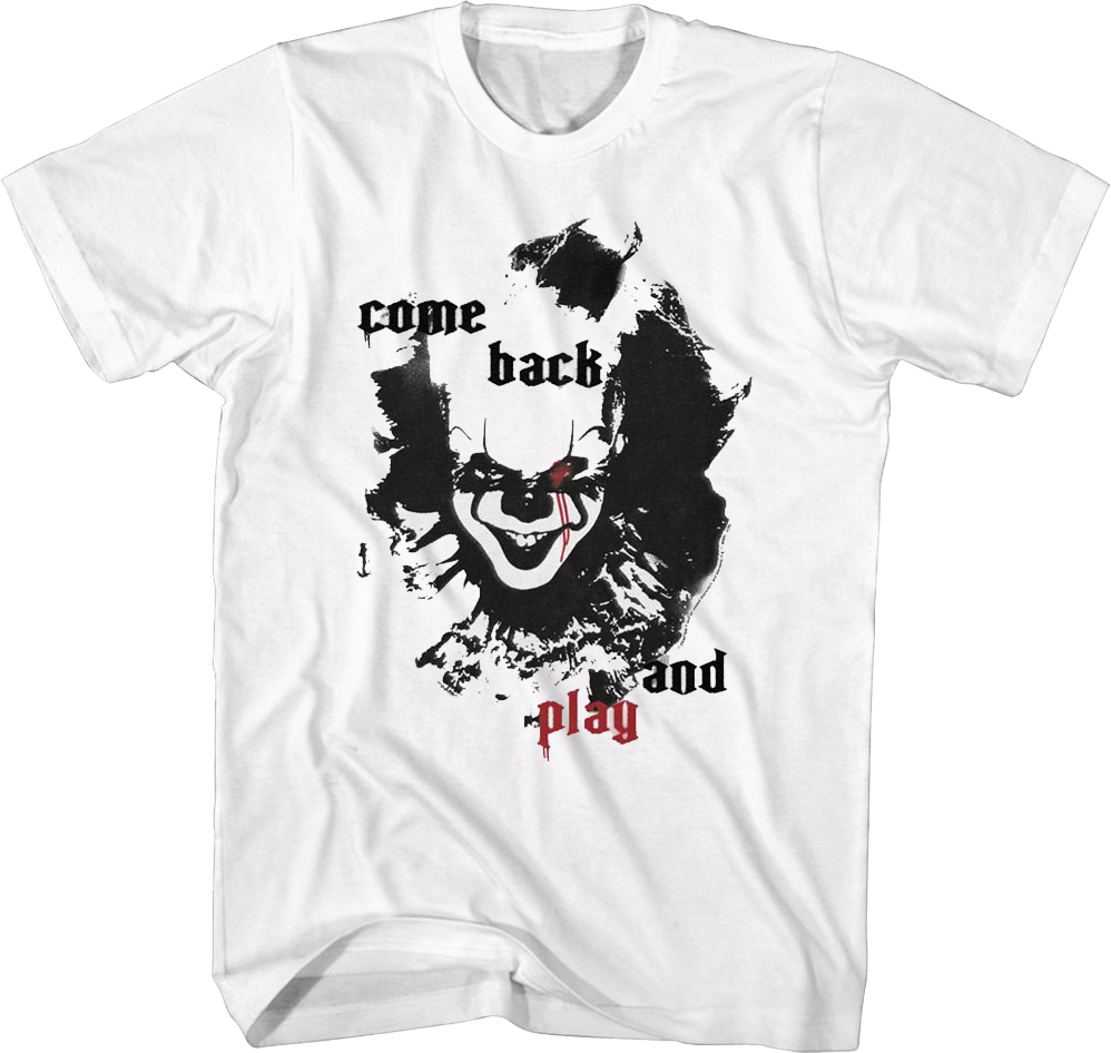 Pennywise Come Back And Play IT Shirt product image 1