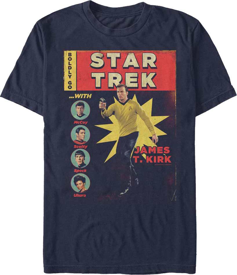 Comic Book Cover Star Trek T-Shirt product image 1