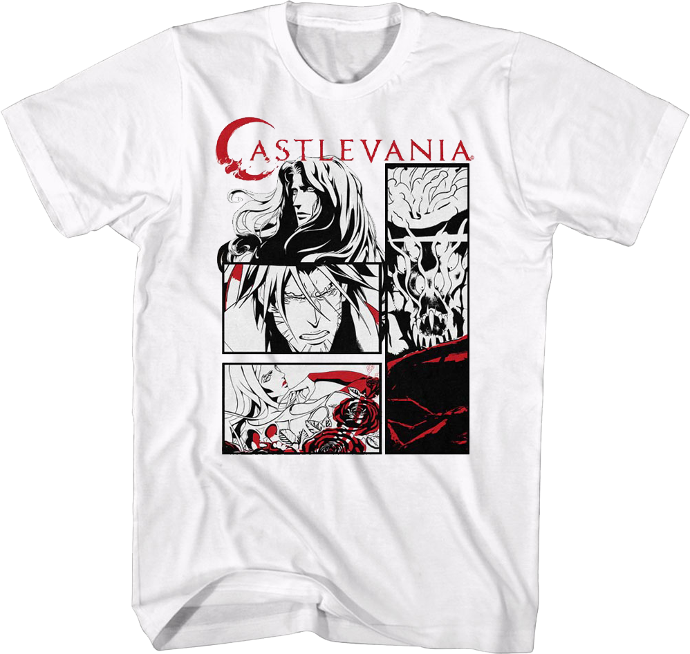 Comic Panels Castlevania T-Shirt product image 1