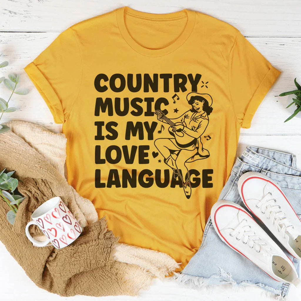 Country Music Is my Love Language Tee product image 1