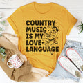 Country Music Is my Love Language Tee product image 1