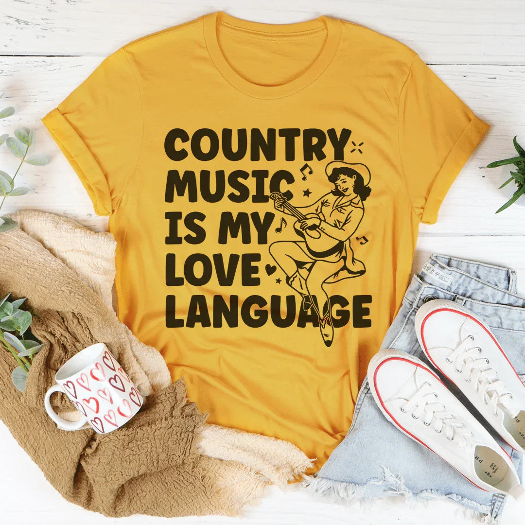 Country Music Is my Love Language Tee product image 1