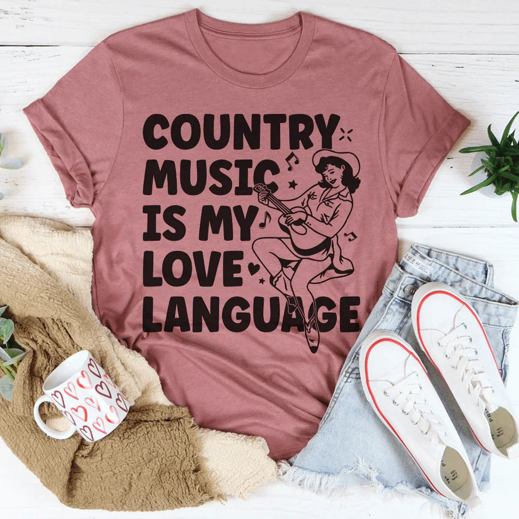 Country Music Is my Love Language Tee product image 4
