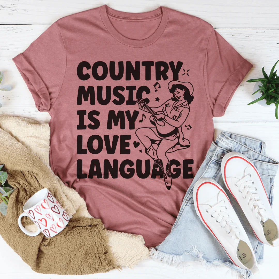 Country Music Is my Love Language Tee product image 4
