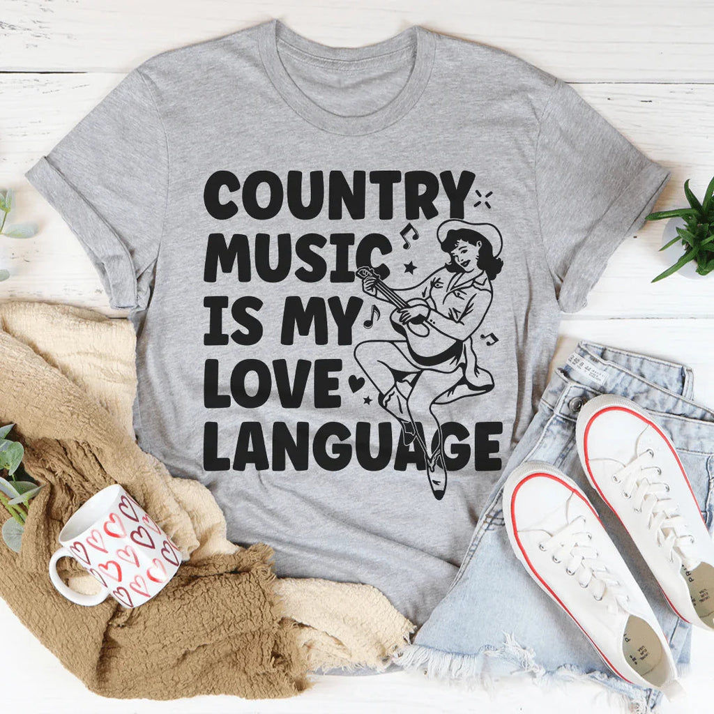 Country Music Is my Love Language Tee product image 3