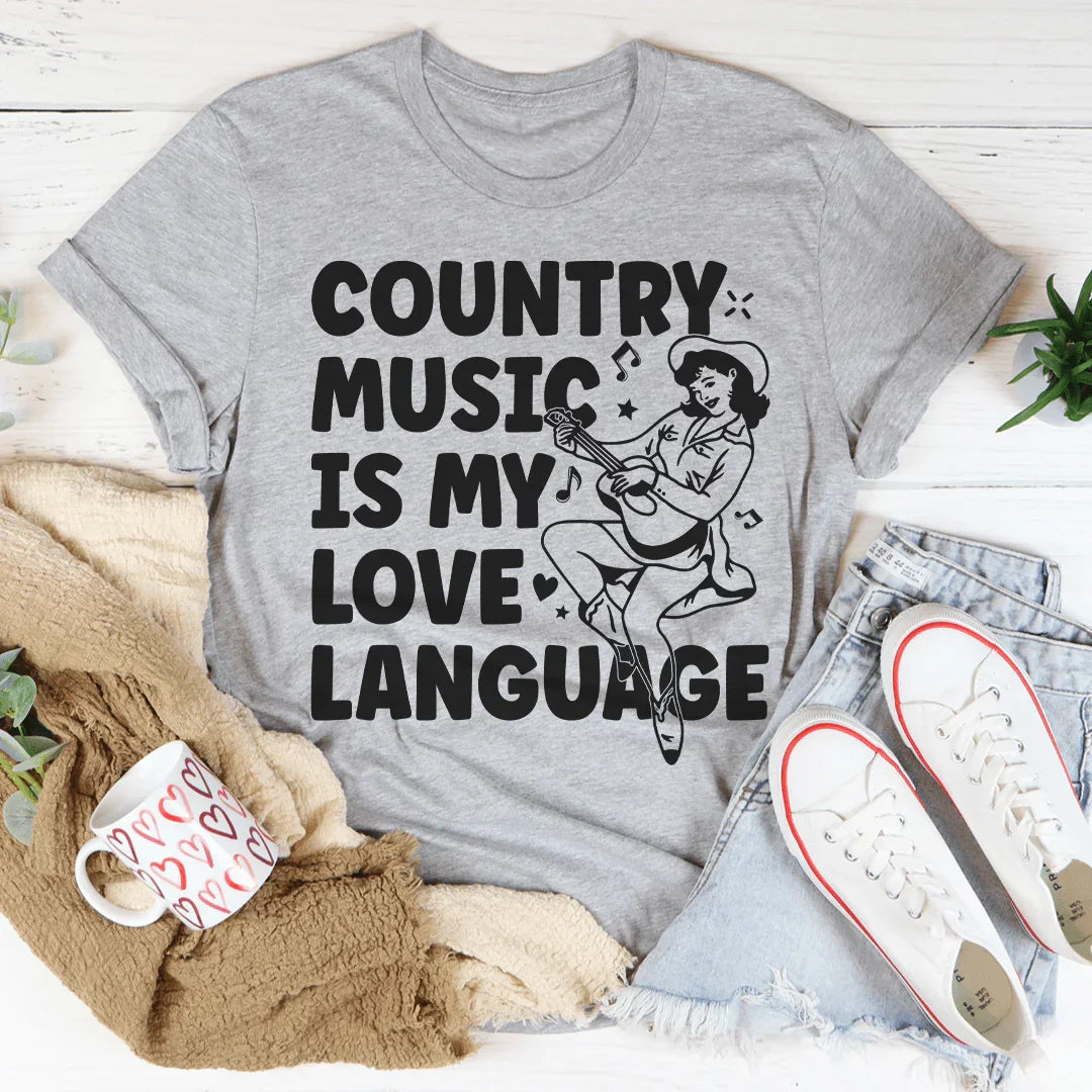 Country Music Is my Love Language Tee product image 3