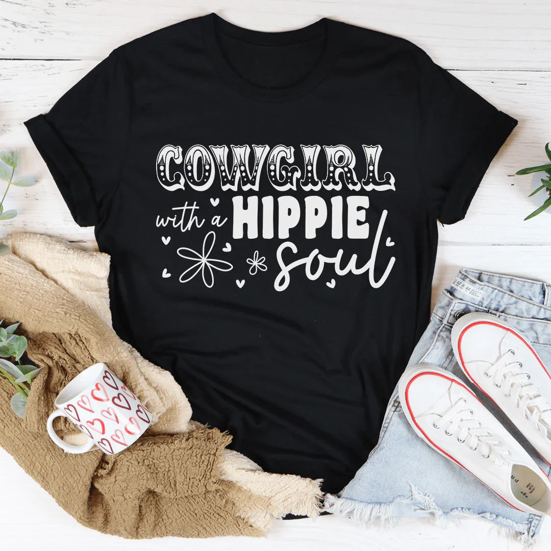 Cowgirl With Hippie Soul Tee product image 2