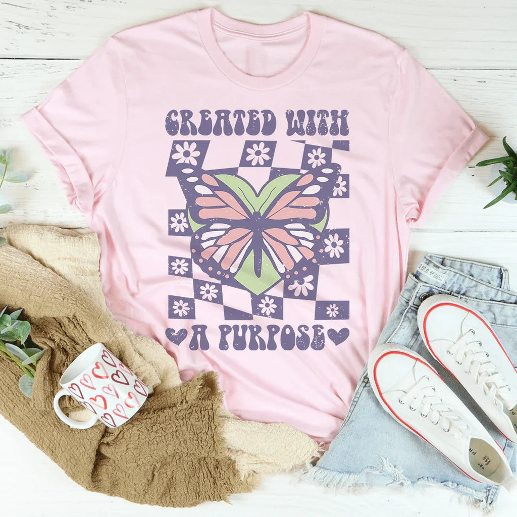 Created With A Purpose Tee product image 3
