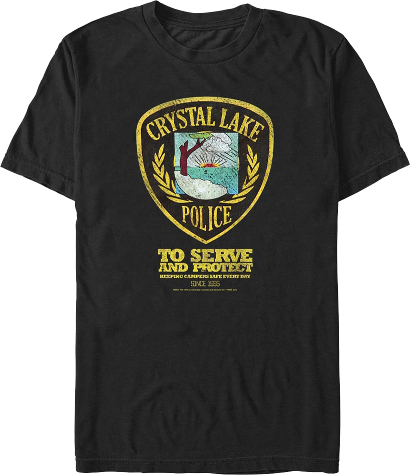 Crystal Lake Police Friday the 13th T-Shirt product image 1