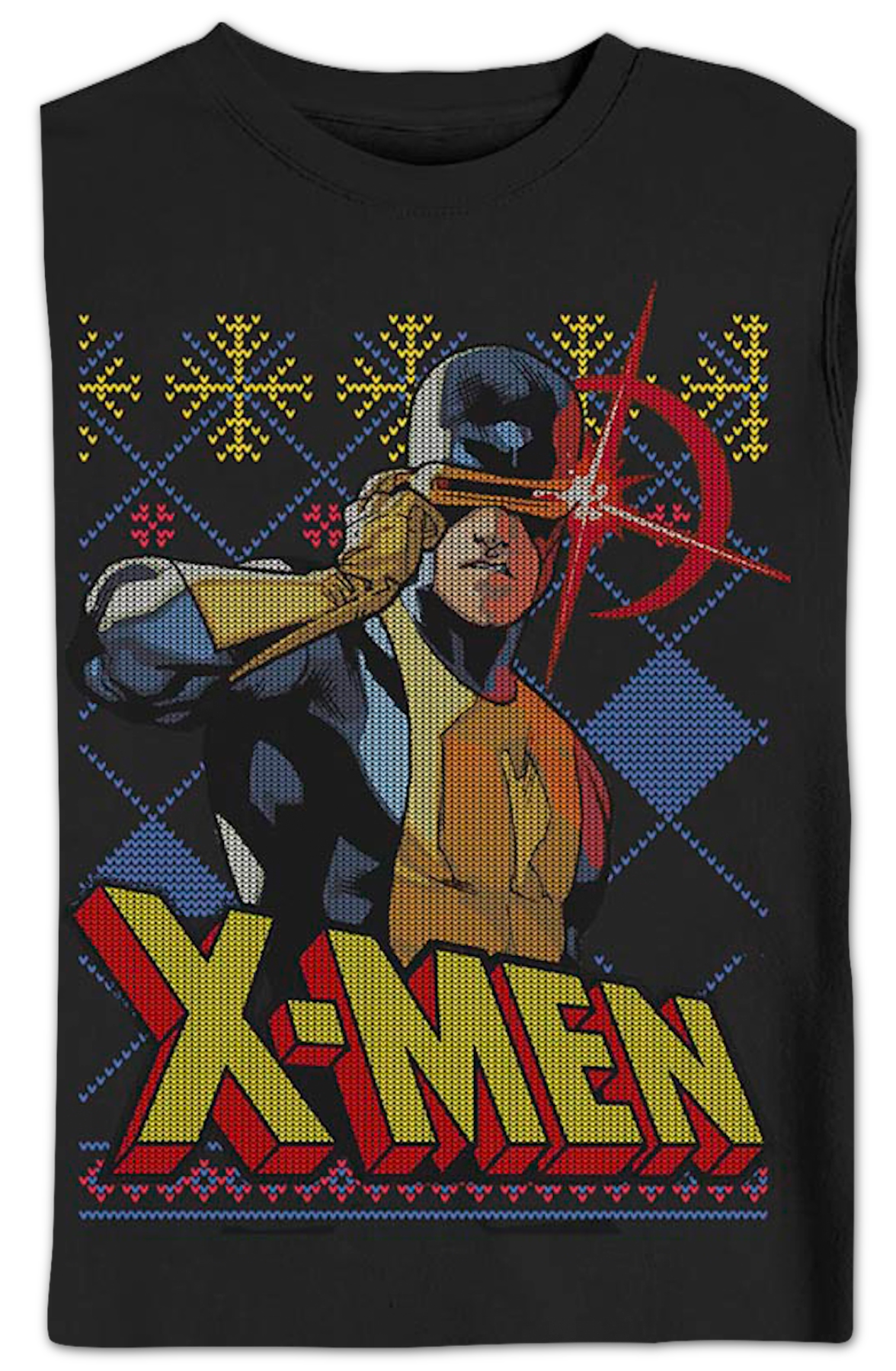 Cyclops Faux Ugly X-Men Christmas Sweater Marvel Comics product image 2