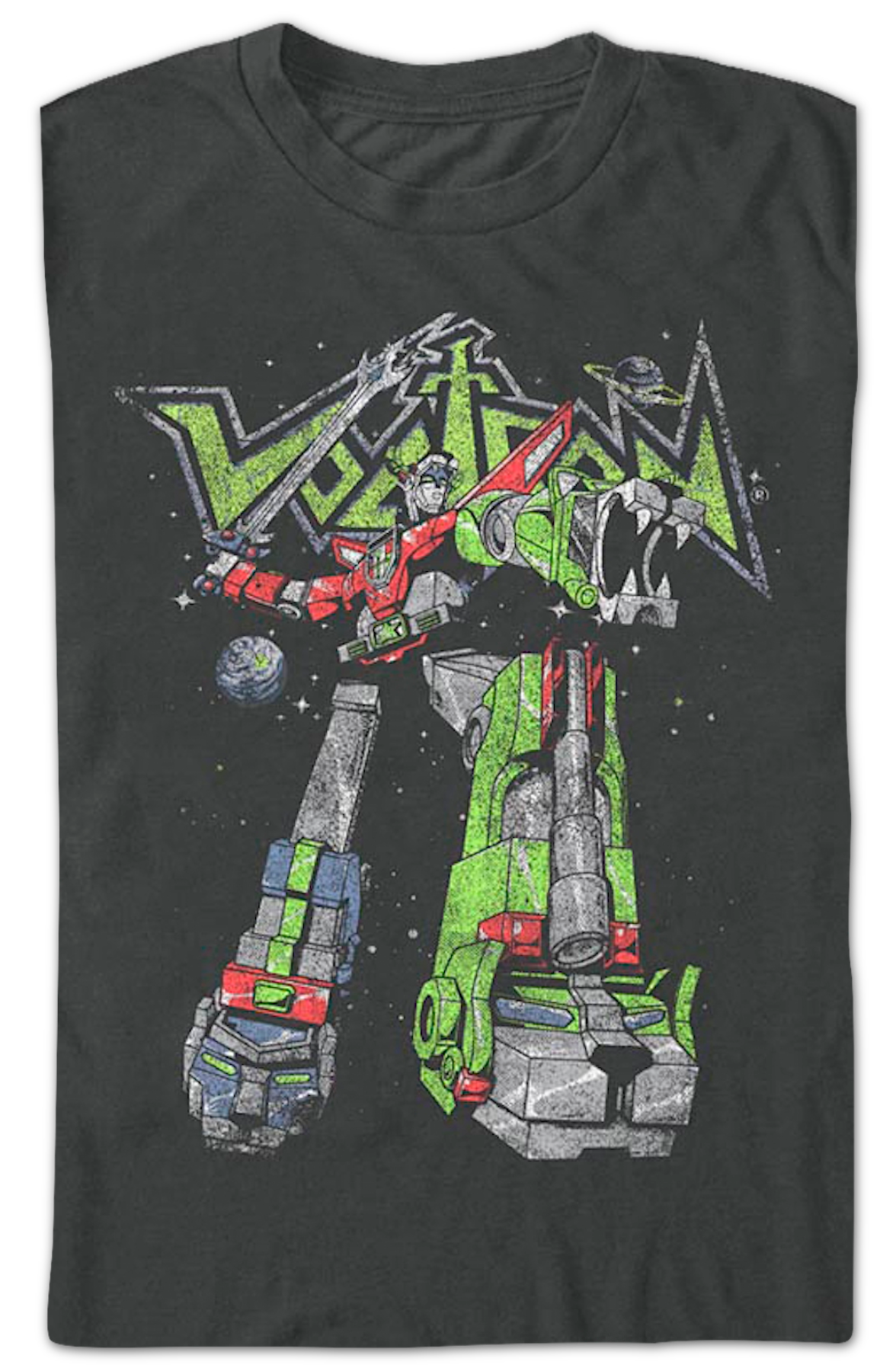Vintage Mighty Robot Voltron T-Shirt product image 2