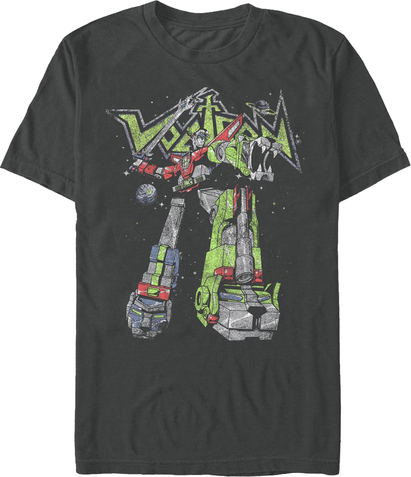 Vintage Mighty Robot Voltron T-Shirt product image 1