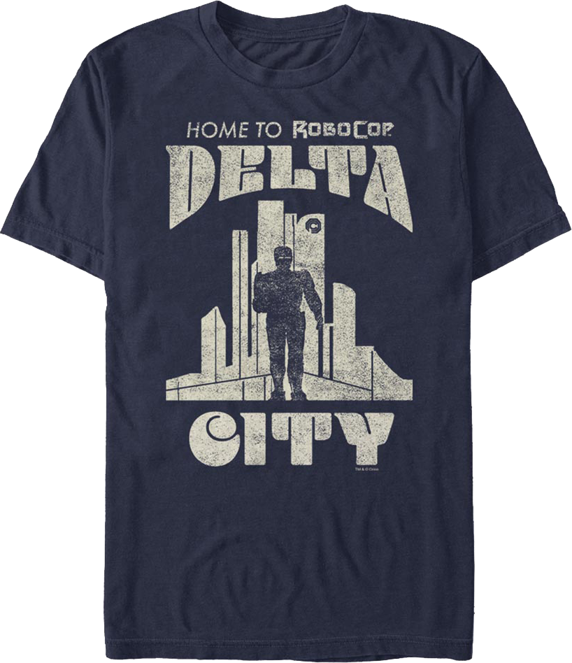 Delta City Silhouette Robocop T-Shirt product image 1