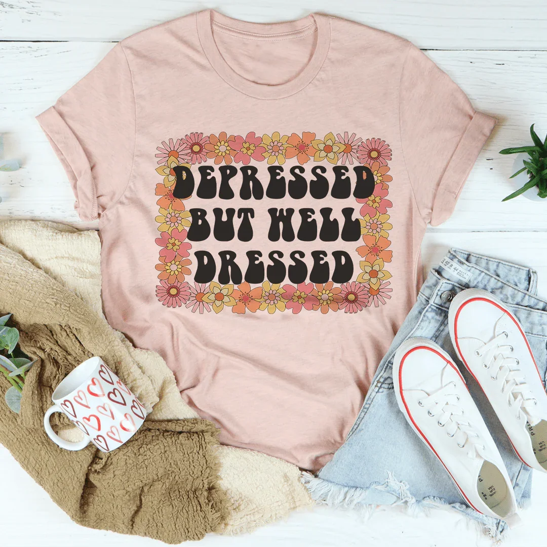 Depressed But Well Dressed Tee product image 1