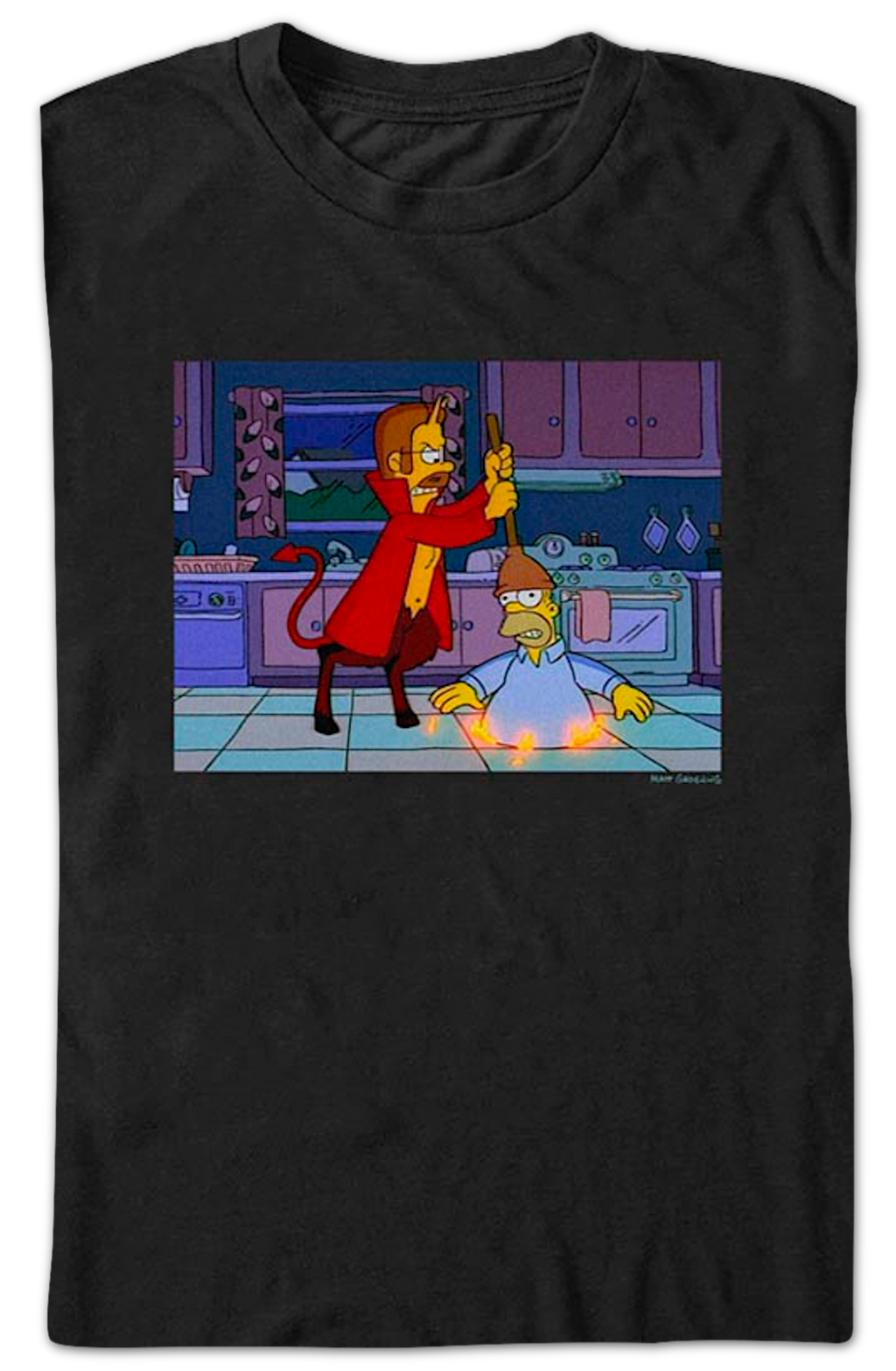 Devil Flanders The Simpsons T-Shirt product image 2