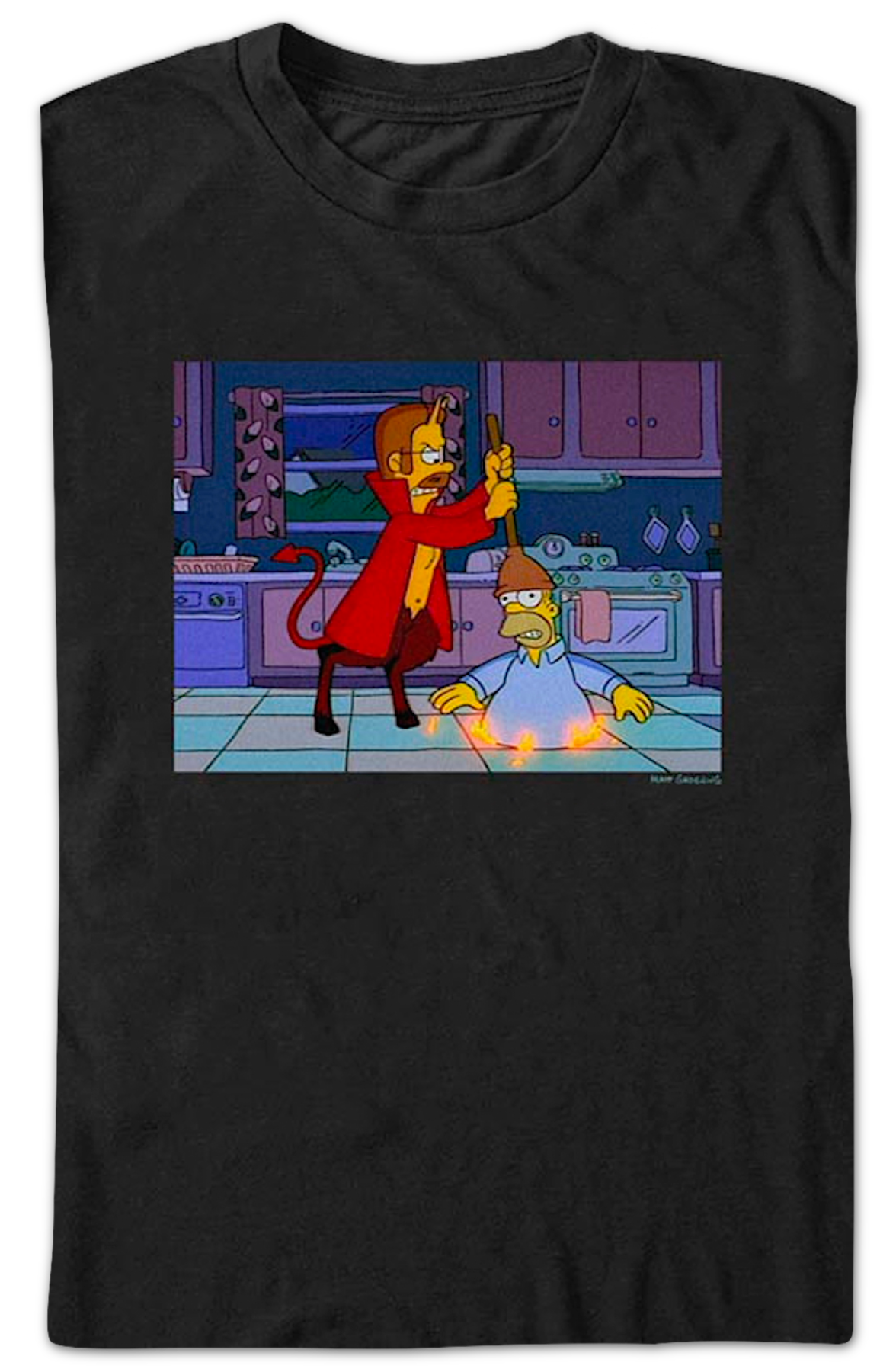 Devil Flanders The Simpsons T-Shirt product image 2
