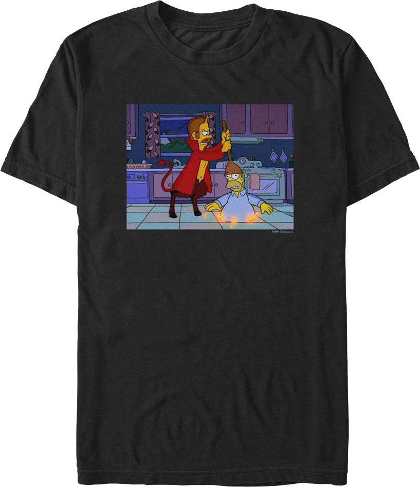 Devil Flanders The Simpsons T-Shirt product image 1