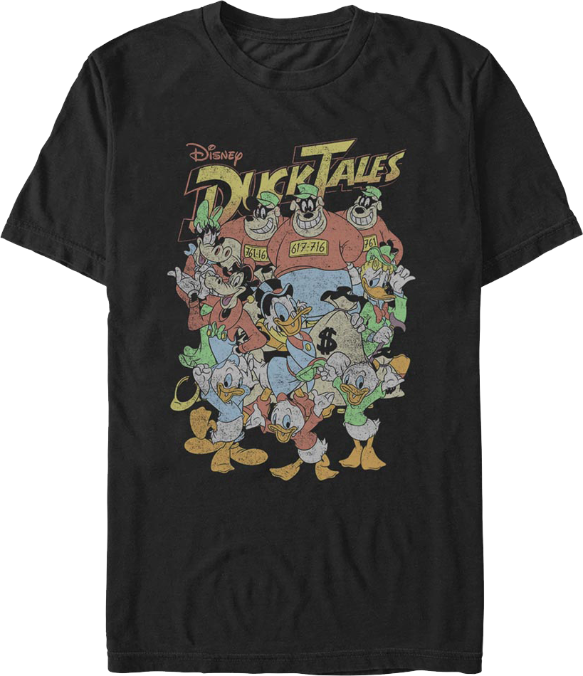 Distressed Cast Picture DuckTales T-Shirt product image 1