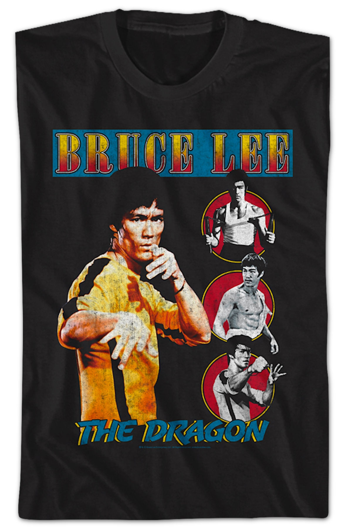 Distressed Dragon Bruce Lee T-Shirt product image 2