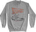 Distressed Logo And DeLorean Back To The Future Sweatshirt product image 1