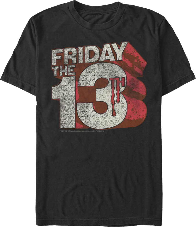 Distressed Logo Friday the 13th T-Shirt product image 1