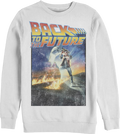 Distressed Movie Poster Back To The Future Sweatshirt