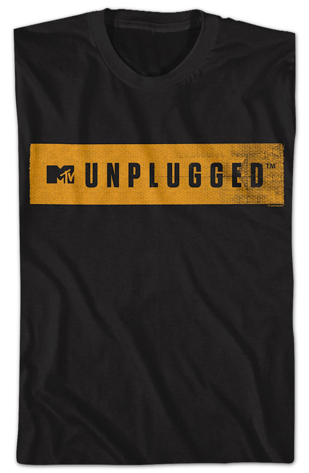 Distressed Unplugged Banner MTV Shirt product image 2