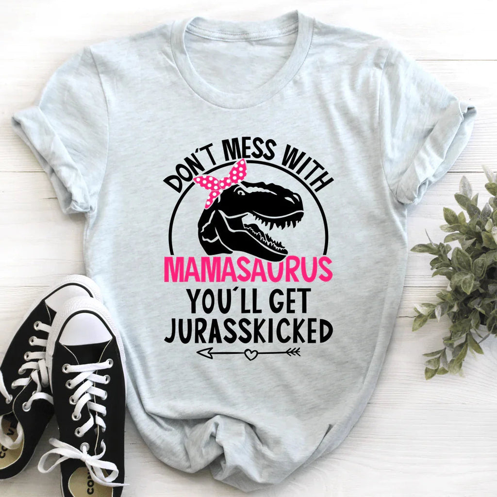 "Don't Mess With Mamasaurus" – Funny Motherhood Graphic product image 3