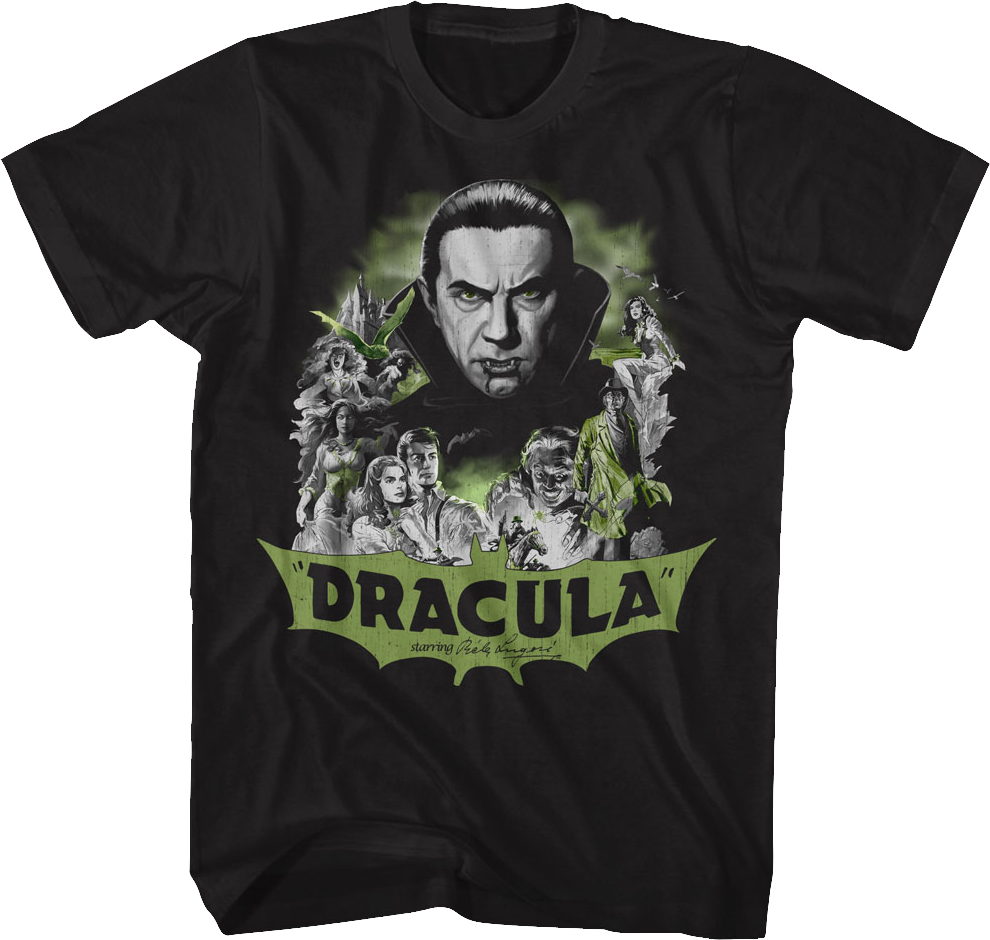 Dracula Collage Bela Lugosi T-Shirt product image 1