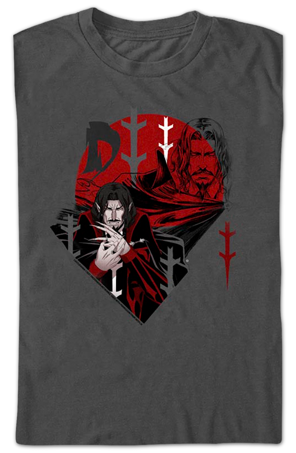 Dracula Collage Castlevania T-Shirt product image 2
