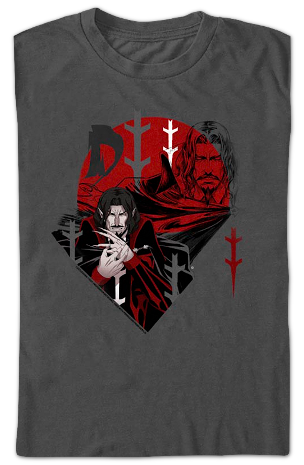 Dracula Collage Castlevania T-Shirt product image 2