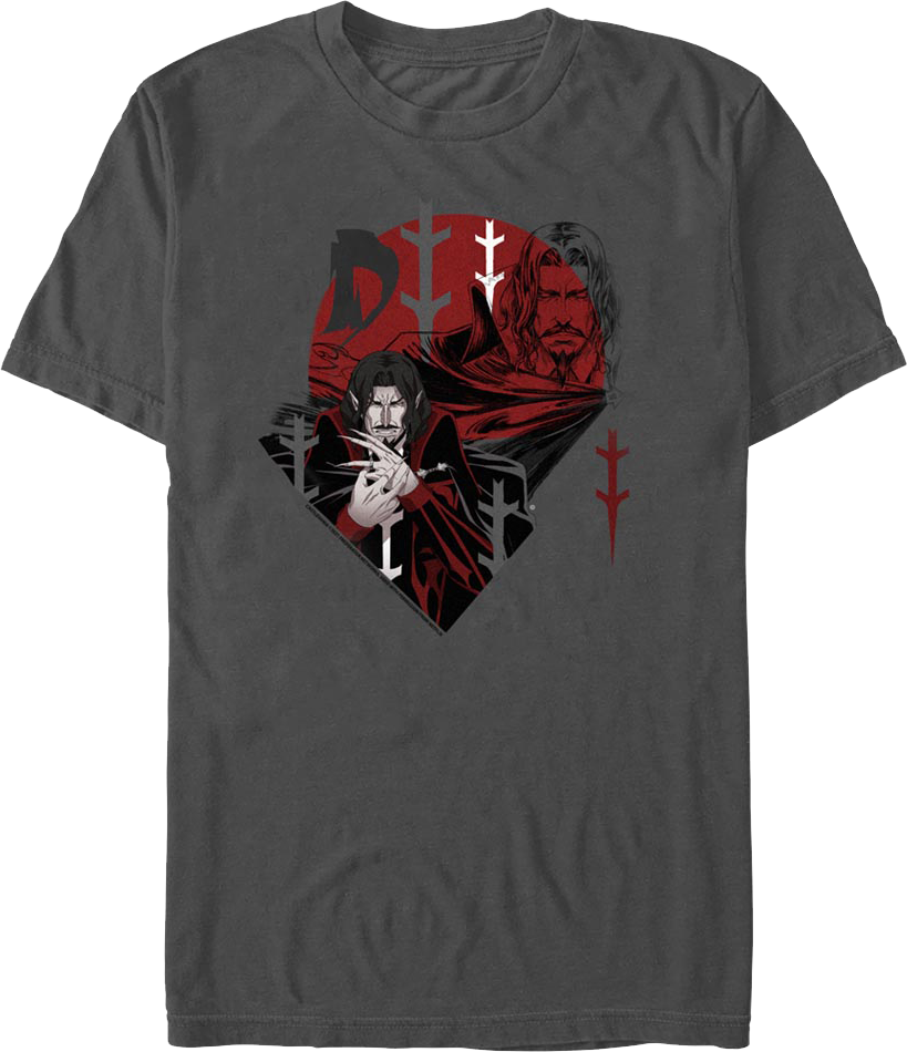 Dracula Collage Castlevania T-Shirt product image 1