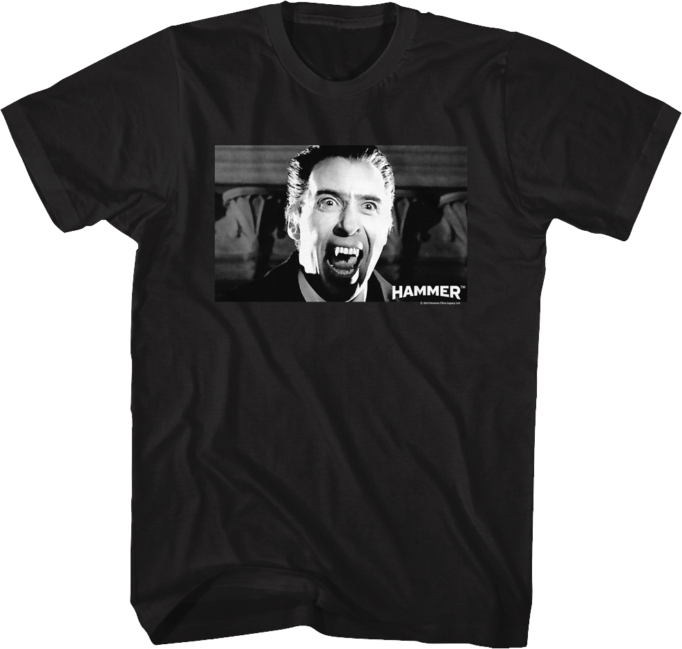 Dracula Fangs Hammer Films T-Shirt product image 1