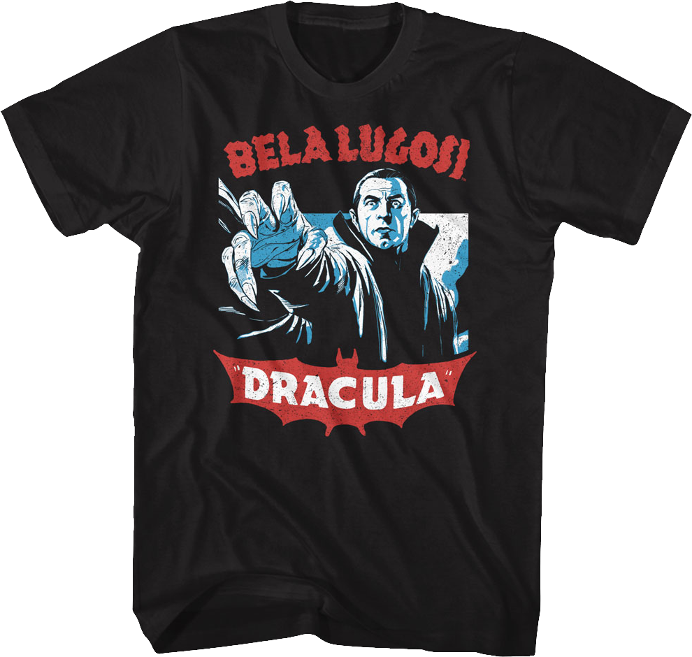 Dracula Illustration Bela Lugosi T-Shirt product image 1