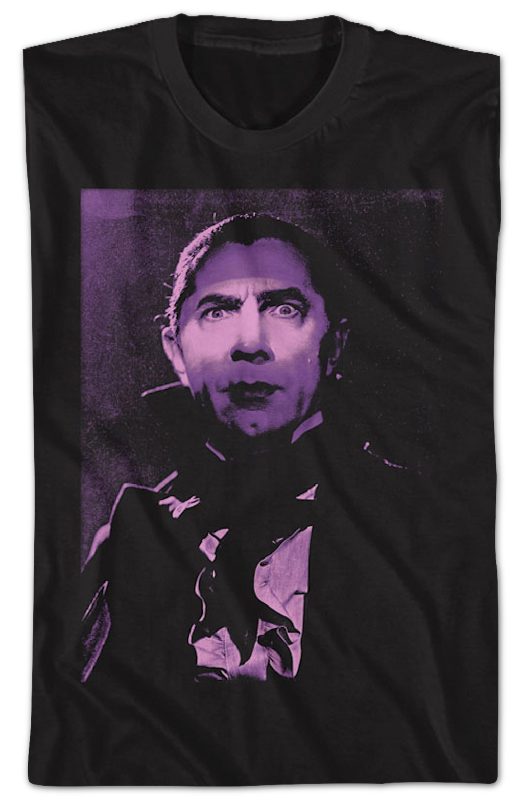 Dracula Purple Photo Bela Lugosi T-Shirt product image 2