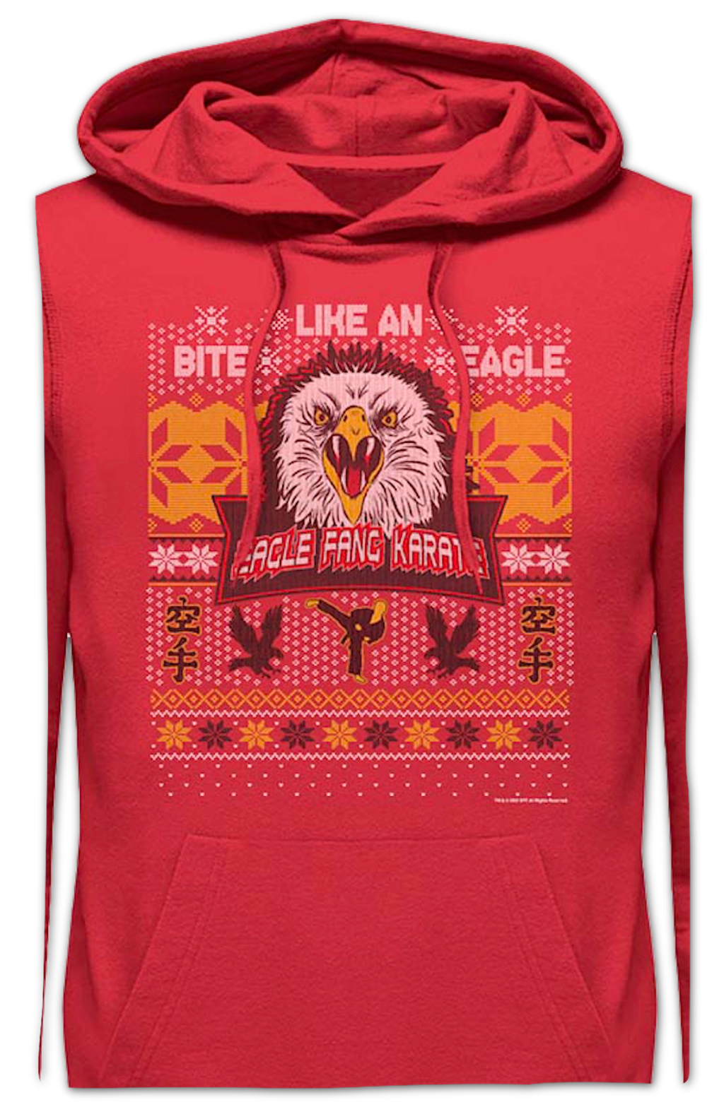 Eagle Fang Karate Faux Ugly Christmas Sweater Cobra Kai product image 1