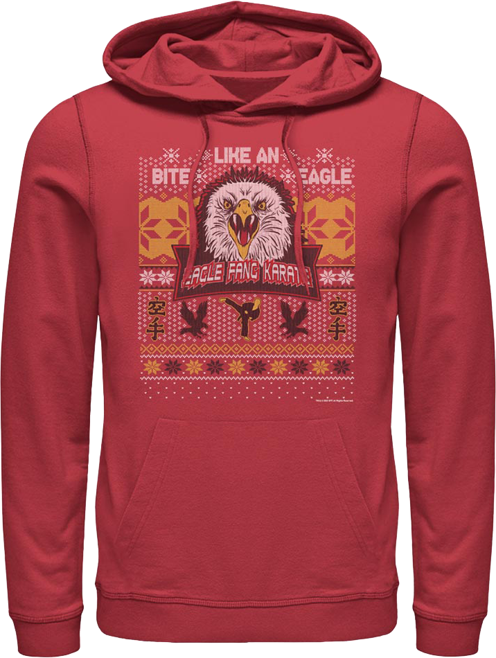 Eagle Fang Karate Faux Ugly Christmas Sweater Cobra Kai product image 2