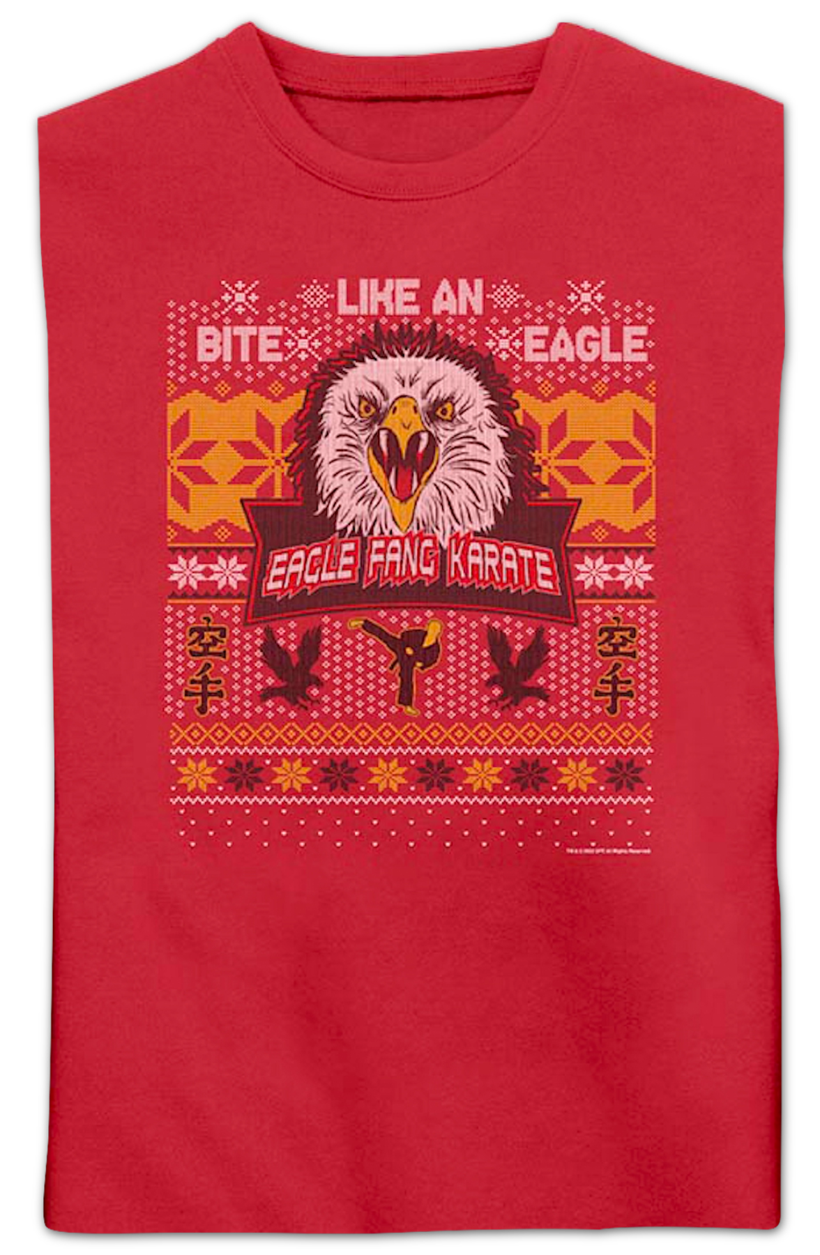 Eagle Fang Karate Faux Ugly Christmas Sweater Cobra Kai product image 1