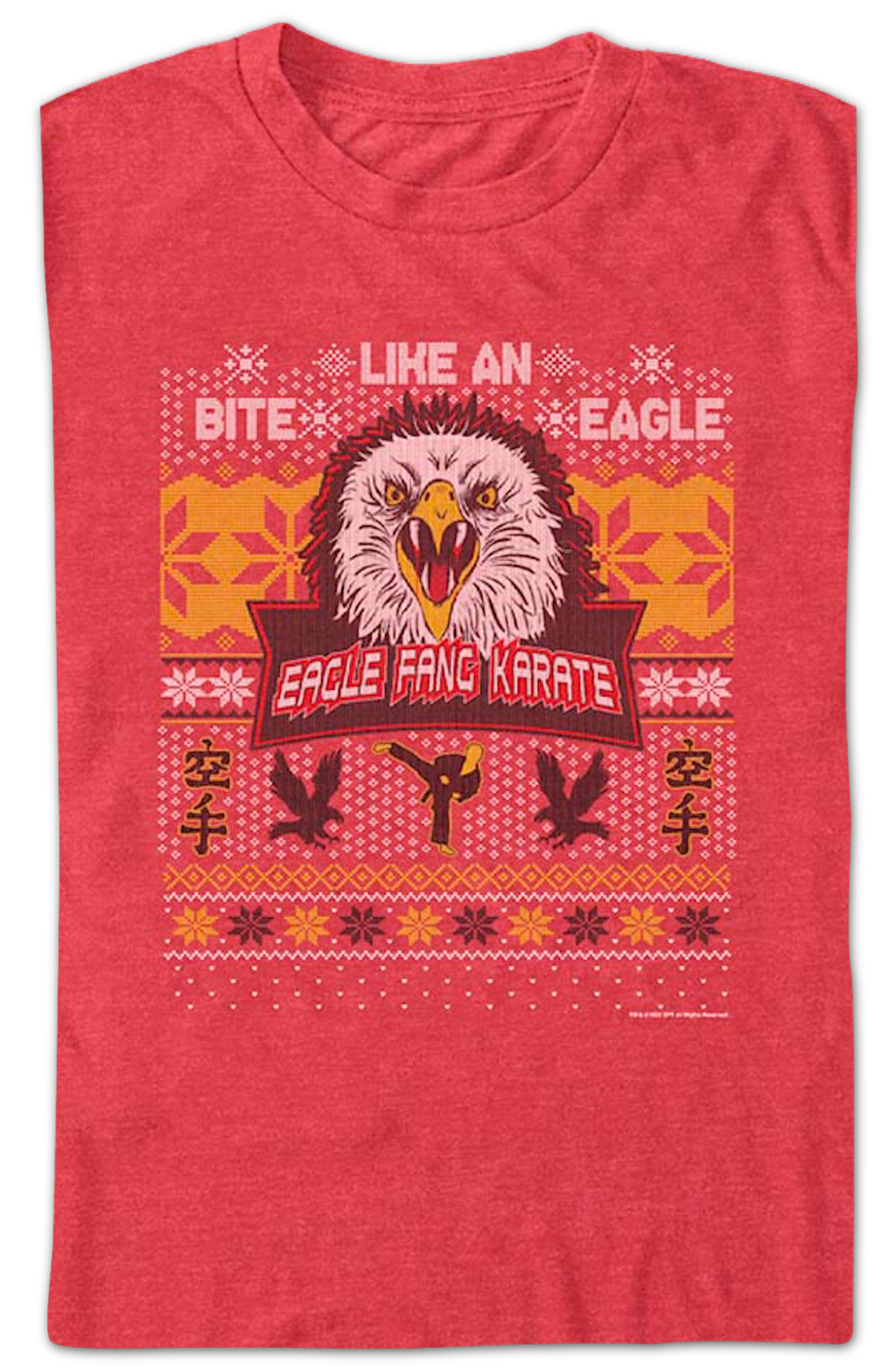 Eagle Fang Karate Faux Ugly Christmas Sweater Cobra Kai product image 1