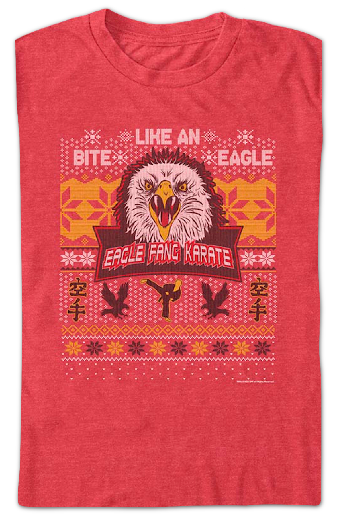 Eagle Fang Karate Faux Ugly Christmas Sweater Cobra Kai product image 1