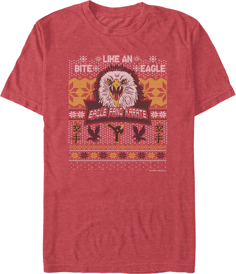Eagle Fang Karate Faux Ugly Christmas Sweater Cobra Kai product image 2