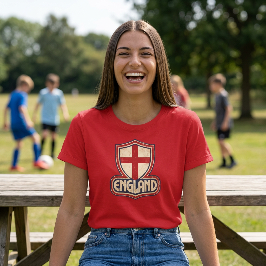 England Retro St George Cross T-Shirt
