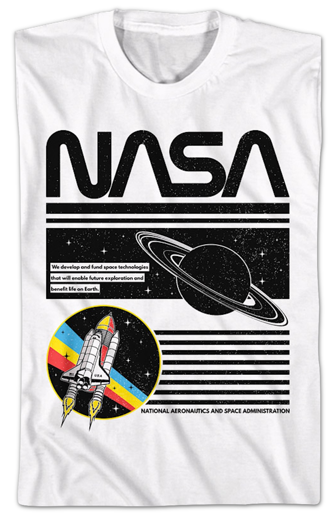 Exploration NASA T-Shirt product image 2