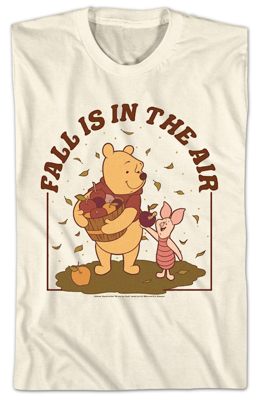 Fall Is In The Air Winnie Pooh T-Shirt product image 2