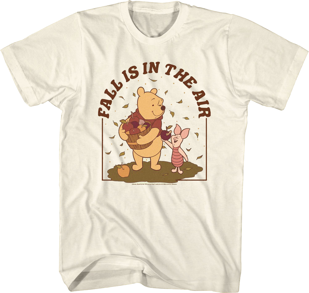 Fall Is In The Air Winnie Pooh T-Shirt product image 1