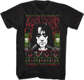 Faux Ugly Christmas Sweater Alice Cooper T-Shirt product image 1