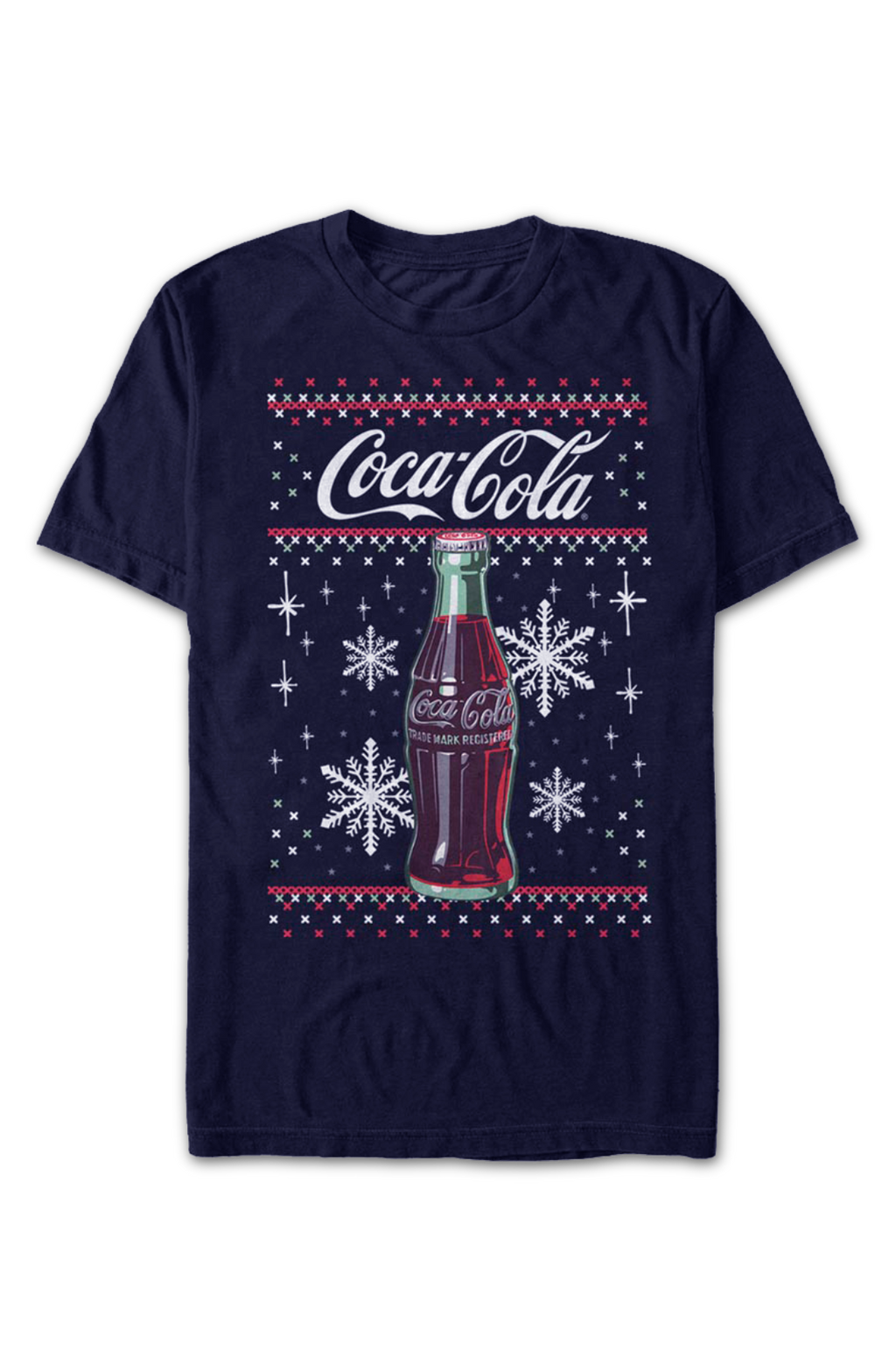 Faux Ugly Christmas Sweater Coca-Cola T-Shirt product image 2