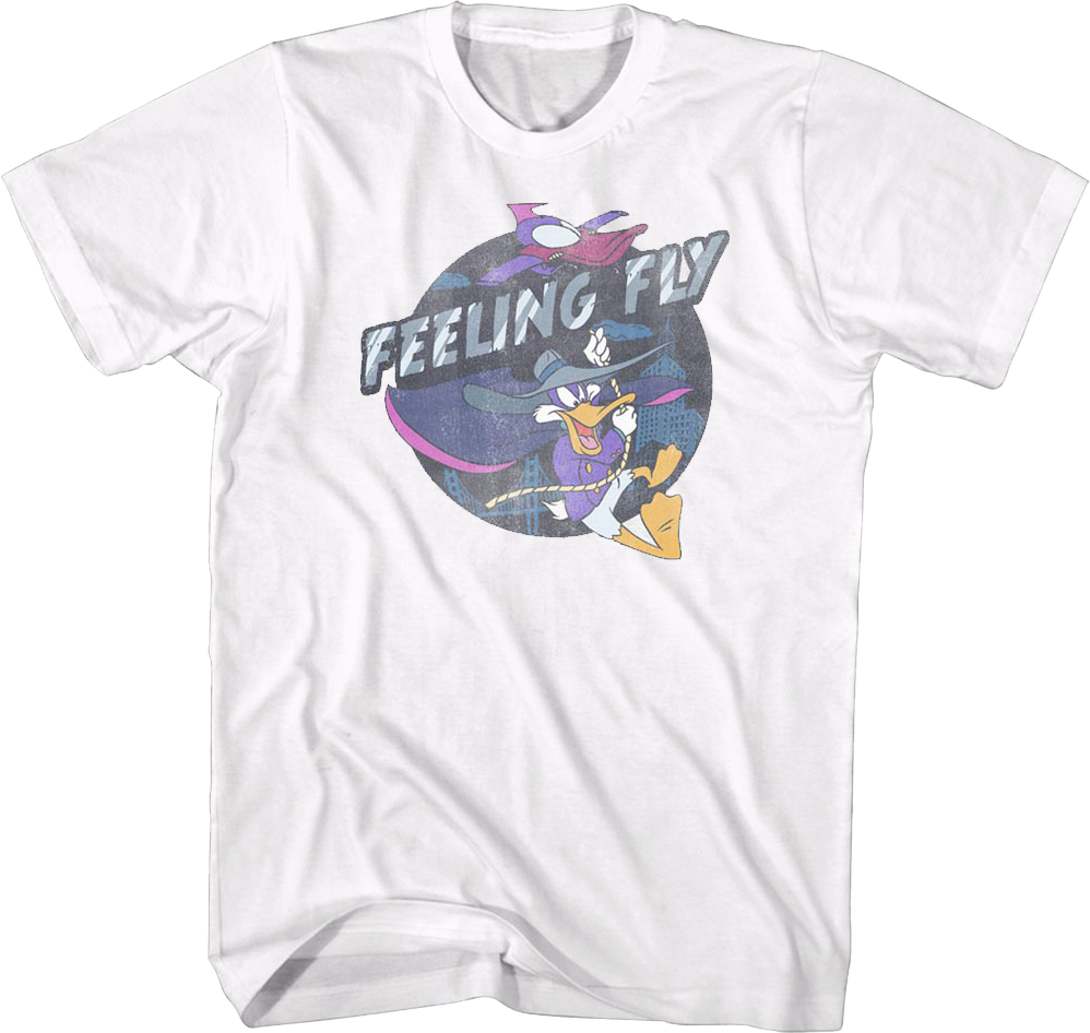 Feeling Fly Darkwing Duck T-Shirt product image 1